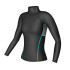 T-shirt Hockey Coussinet compressif du protège-nuque Shock Doctor Ultra Comp Noir/Gris Femme