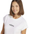 T-shirt adidas Femme Lin Sj Blanc/Noir