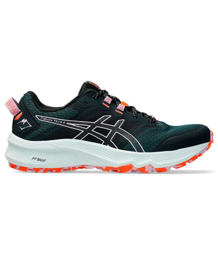 Chaussures Trail Femme by ASICS Trabuco Terra 2 Vert/Ube...