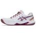Chaussures Gel Femme padel ASICS -Dedicate 8 Padel White/Dark Ube