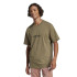 T-shirt adidas Homme Linéaire Vert foncé/Noir