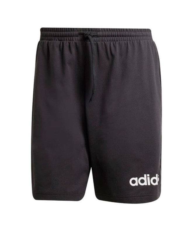 Pantalons adidas Homme Short linéaire noir/blanc