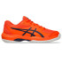 Chaussures Tennis Gel Enfant de ASICS -Game Gs Clay/Oc Orange/Indigo Fog
