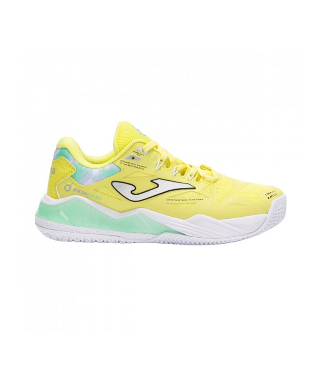 Chaussures Pádel Joma de Spin Lady 2509 Yellow...