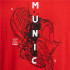 T-shirt Munich Homme Tache athlétique rouge