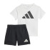 Ensemble adidas Bébés Big Logo Noir/Blanc