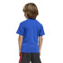 T-shirt adidas Enfant Grand logo bleu/blanc