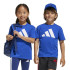T-shirt adidas Enfant Grand logo bleu/blanc