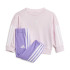 Pantalons adidas French Terry Bébés pantalon de jogging à 3 bandes rose