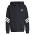 Sweat adidas Enfant Future Icons 3Bandas Fz Hd Black/White