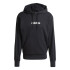 Sweat adidas French Terry Homme Lin Hd Noir/Blanc