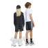 Pantalons adidas Enfant 3 bandes Wv Sh Noir/Blanc