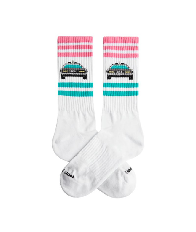 Chaussettes Jimmy Lion Athletic Delorean White...