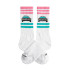 Chaussettes Jimmy Lion Athletic Delorean White Homme