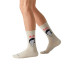 Chaussettes Jimmy Lion Athletic Mama Fratelli Beige