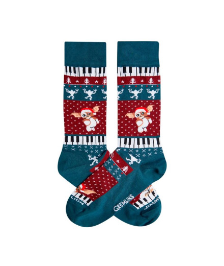 Chaussettes Jimmy Lion Holiday Gizmo Dark Acqua/Red