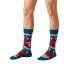 Chaussettes Jimmy Lion Holiday Gizmo Dark Acqua/Red