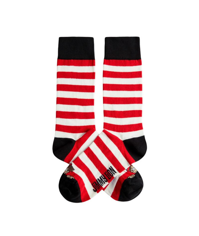 Chaussettes Jimmy Lion Wally Peek-A-Boo Blanc +...