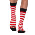 Chaussettes Jimmy Lion Wally Peek-A-Boo Blanc + Rouge