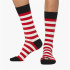 Chaussettes Jimmy Lion Wally Peek-A-Boo Blanc + Rouge