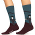 Chaussettes Jimmy Lion Hitchcock Crows Garnet