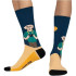 Chaussettes Jimmy Lion Le Photographe Bleu Foncé