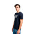 Homme Lee Wobbly Logo Tee Bleu marine