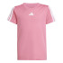 T-shirt Fitness adidas Fille de Jg Tr-Es 3Bandas Pink