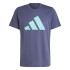T-shirt Fitness adidas Homme by Train Essentials Feelready Logo Training Bleu