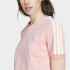T-shirt adidas Femme Essentials Slim 3 Band Pink
