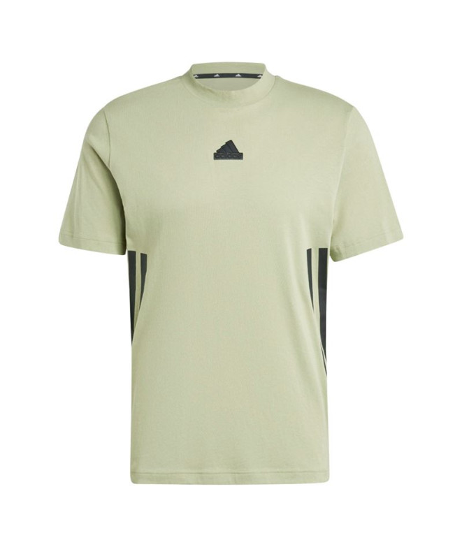 T-shirt adidas Homme Future Icons 3-Stripes Vert
