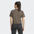 T-shirt Fitness adidas Femme by Essentials Big Performance Logo Olive Green