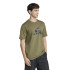 T-shirt adidas Homme Logo Camo Vert foncé
