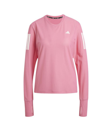 T-shirt Running adidas Femme par Own the Run Ls Pink