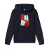 Sweat Décontracté Enfant Puma Essentials+ Graphic Hoodie Fl New Navy