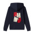 Sweat Enfant by Puma Ess+ Graphic Hoodie Fz Fl Navy