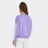 Sweat adidas French Terry Femme 3 Bandes Swt Violet/Blanc