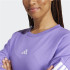 Sweat adidas French Terry Femme 3 Bandes Swt Violet/Blanc