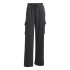 Pantalons adidas Femme Linear Fleece Cargo Noir