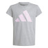 T-shirt adidas Fille Jogger Big Logo Gris/Rose