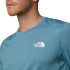 T-shirt Montagne The North Face Homme de Lightbright S/S Algae Blue