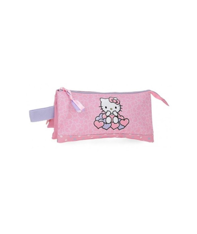 3C. Trousse à crayons. Hello Kitty Hearts &...