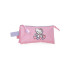 3C. Trousse à crayons. Hello Kitty Hearts & Dots Pink