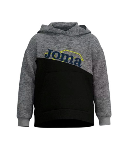 Sweat Joma Hooded Park Noir Noir Gris Mélange