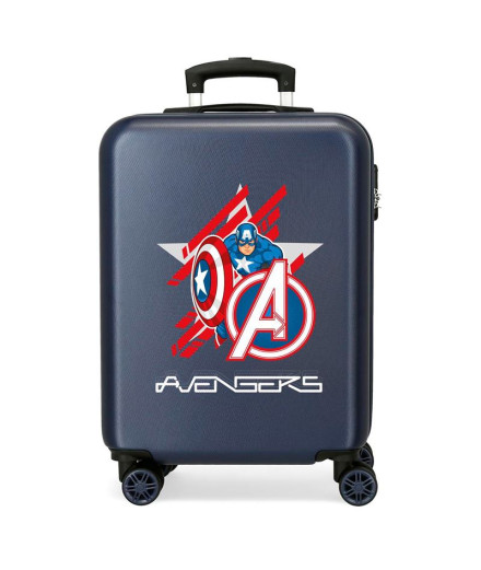 Chariot Marvel Abs 55Cm.4R. Tous les Avengers Bleu Marine