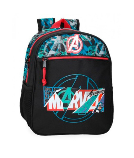 Sac à dos Marvel 33Cm. Bouclier Marvel Noir
