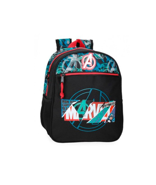 Sac à dos Marvel Adap.33Cm. Bouclier Marvel Noir