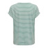 T-shirt Only moster Stripe S/S Jadeite Femme