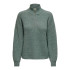 Sweat Femme Only Onltokyo Solid L/S Zip Balsam
