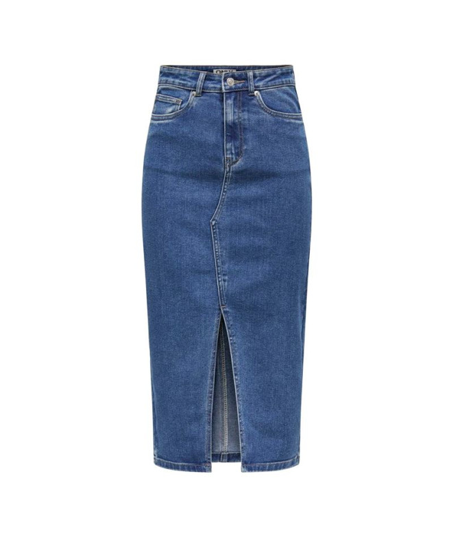 Pantalon Femme Only Onlsiri Front Slit Dnm Gua...
